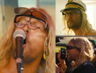 Matthew McConaughey wears Flip Up Fit Over Sunglasses in the 2019 comedy The Beach Bum.