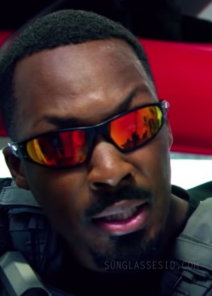 Corey Hawkins wears Gatorz Wraptor sunglasses in 6 Underground.