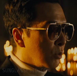Donnie Yen wears a pair of gold Donnieye DYS9013 ZEISS sunglasses in John Wick: Chapter 4