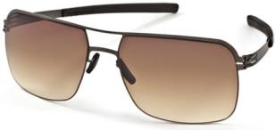 ic! berlin kjell, gun metal frame, brown/sand lenses