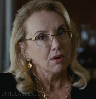 J. Smith-Cameron as Gerri Kellman wearing ic! berlin eyeglasses in Episode 4 of Season 5 of Succession (2023).