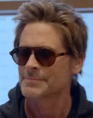 Rob Lowe wears brown illesteva Vanderbilt aviator sunglasses in Unstable.