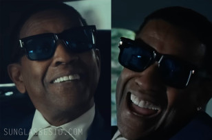 Denzel Washington wears black Jacques Marie Mage Hemmings sunglasses in the movie Highest 2 Lowest.