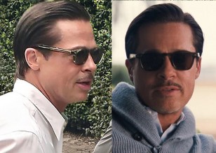 Brad Pitt wears Jacques Marie Mage Zephirin sunglasses in Babylon