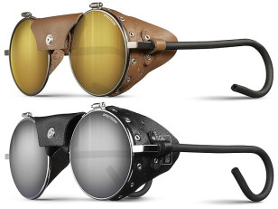 Julbo Vermont Glacier Sunglasses (currently the brown leather is only available with a brass frame)