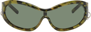 Justine Clenquet SSENSE Exclusive Khaki Jenny Camo sunglasses