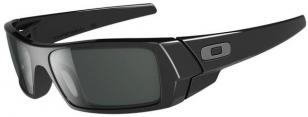 Oakley Gascan, polished black frame, chrome logo