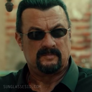 Steven Seagal wears Oakley Whisker sunglasses in General Commander