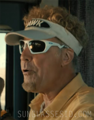 Will Ferrell wears white Oakley Lateralis sunglasses in The Hawk.