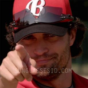 Scott Elrod wearing Oakley Radar sunglasses in the movie Home Run
