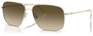 Oliver Peoples Clifton OV1150S 503585 Gold, Light Brown Gradient Grey