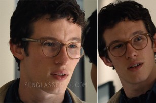 Callum Turner wears Paul Smith Theydon PM8245U eyeglasses in the movie The Only Living Boy In New York.