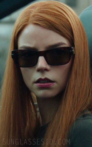 Anya Taylor-Joy wears Persol PO3326S sunglasses in the series Lucky.