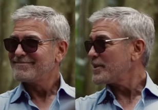 George Clooney with Persol PO3246S sunglasses in Ticket To Paradise.