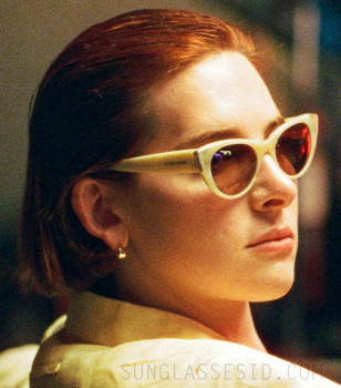 Hari Nef wears Ralph Lauren RL 8112 sunglasses in the HBO series The Idol (2023).