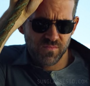 Ryan Reynolds wears black Randolph Engineering Aviator sunglasses in the Netflix film 6 Underground (2019).