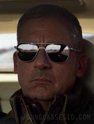 Steve Carell wears Randolph Engineering Aviator sunglasses in the Netflix series Space Force, season one, episode one.