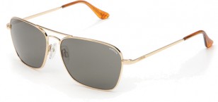 Randolph Intruder IR81411, 23K Gold Plated Frame, Grey Lens