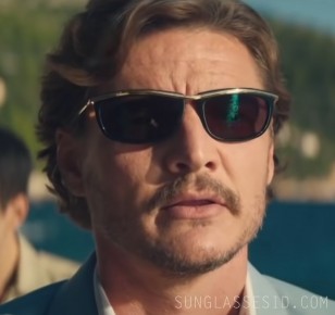 Pedro Pascal wears Ray-Ban RB2319 Olympian sunglasses in The Unbearable Weight of Massive Talent.