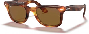 Ray-Ban RB2140 Original Wayfarer Classic, Lenses: Brown Classic B-15; Frame: Striped Havana