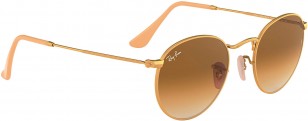 Ray-Ban RB3447 Round Metal, gold frame