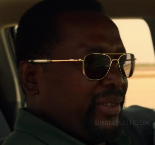 Wendell Pierce wears RE Aviator sunglasses in episode 6, where they look gold.