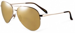Sama Eyewear Syd Gold aviator sunglasses
