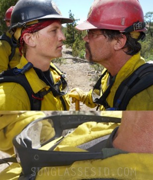 Josh Brolin wears Spy General sunglasses in the 2017 movie Only The Brave.