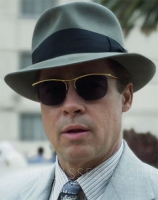 Brad Pitt sunglasses in Allied