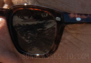 Close-up of the Lazare Studio Palmer glasses worn by Michael Fassbender in Black Bag.