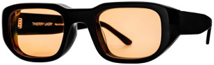 Thierry Lasry Victimy, black with tinted orange lenses