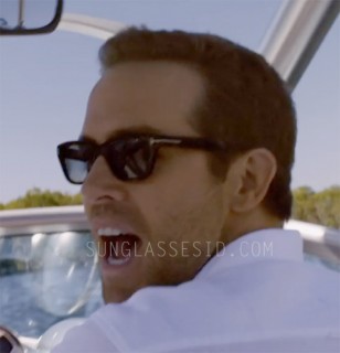 Ryan Reynolds wears a pair of Tom Ford sunglasses in Selfless while driving a fast motorboat