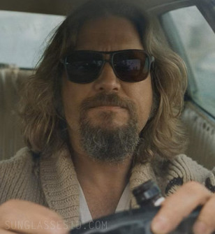 Jeff Bridges as The Dude wears Vuarnet Legend 03 sunglasses in the film The Big Lebowski.
