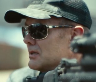 Garret Dillahunt wears Wiley X Klein sunglasses in Army Of The Dead.