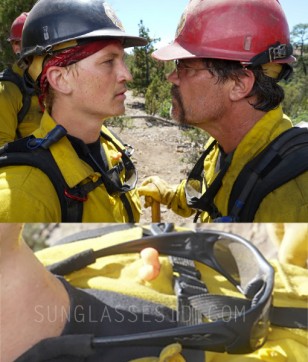 Miles Teller (left) wears Wiley X Romer 3 in Only The Brave.