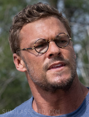 Alan Ritchson wears Windsor Antique Eyeglasses in the 2024 movie The Ministry of Ungentlemanly Warfare.