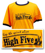 keep the spirit alive high five