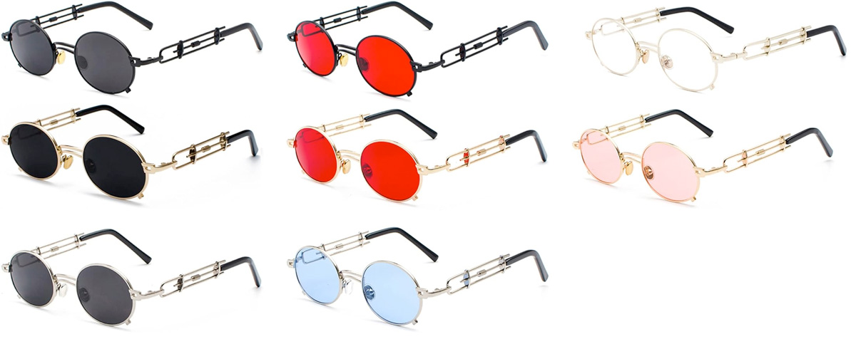 hches oval sunglasses