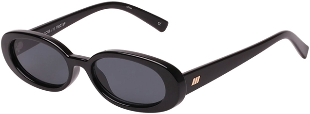 lespecs outta love oval sunglasses