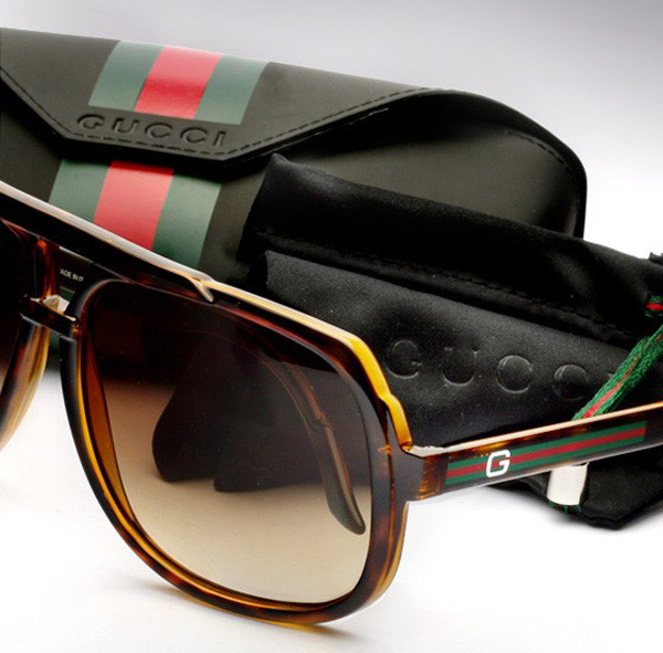 gucci plastic aviator sunglasses