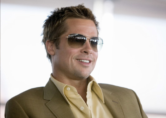 Oliver Peoples Strummer - Brad Pitt - Ocean's Thirteen | Sunglasses ID -  celebrity sunglasses