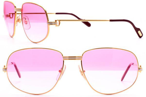 cartier rose gold glasses