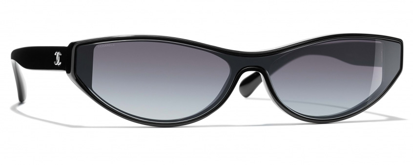 Cat Eye Sunglasses Black eyewear, CHANEL