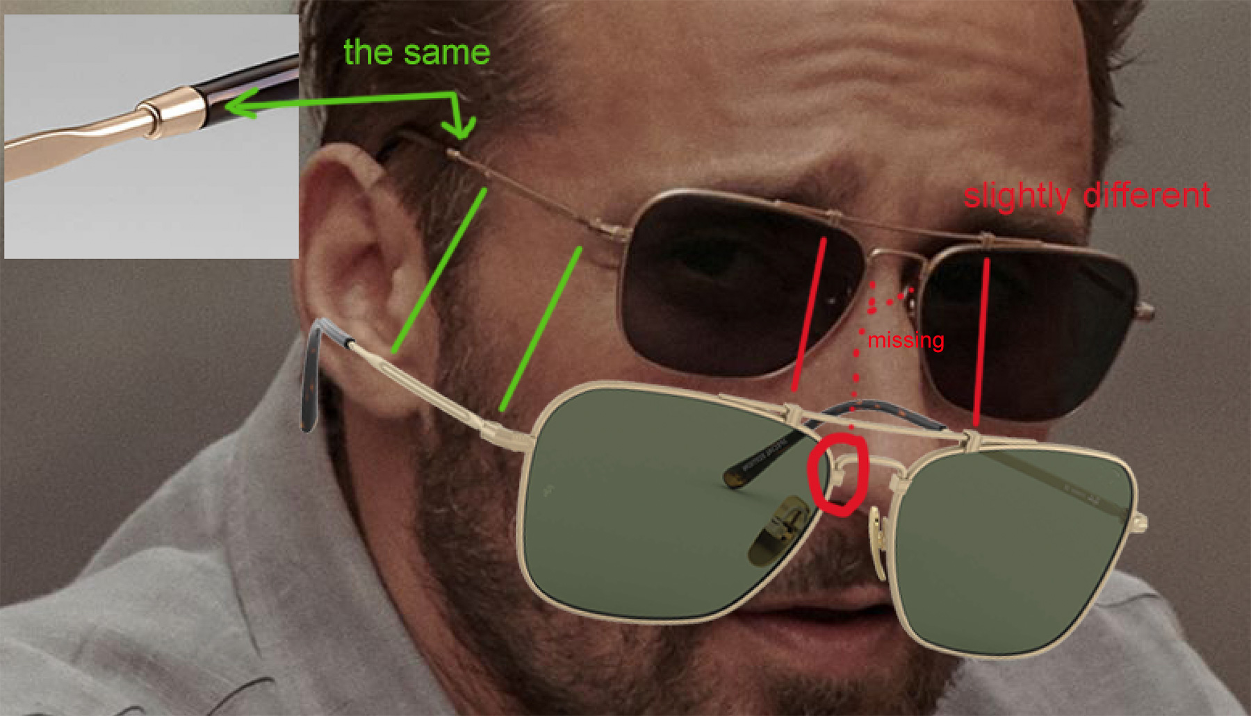 Ray-Ban Caravan Titanium - Matthias Schoenaerts - The Old Guard |  Sunglasses ID - celebrity sunglasses