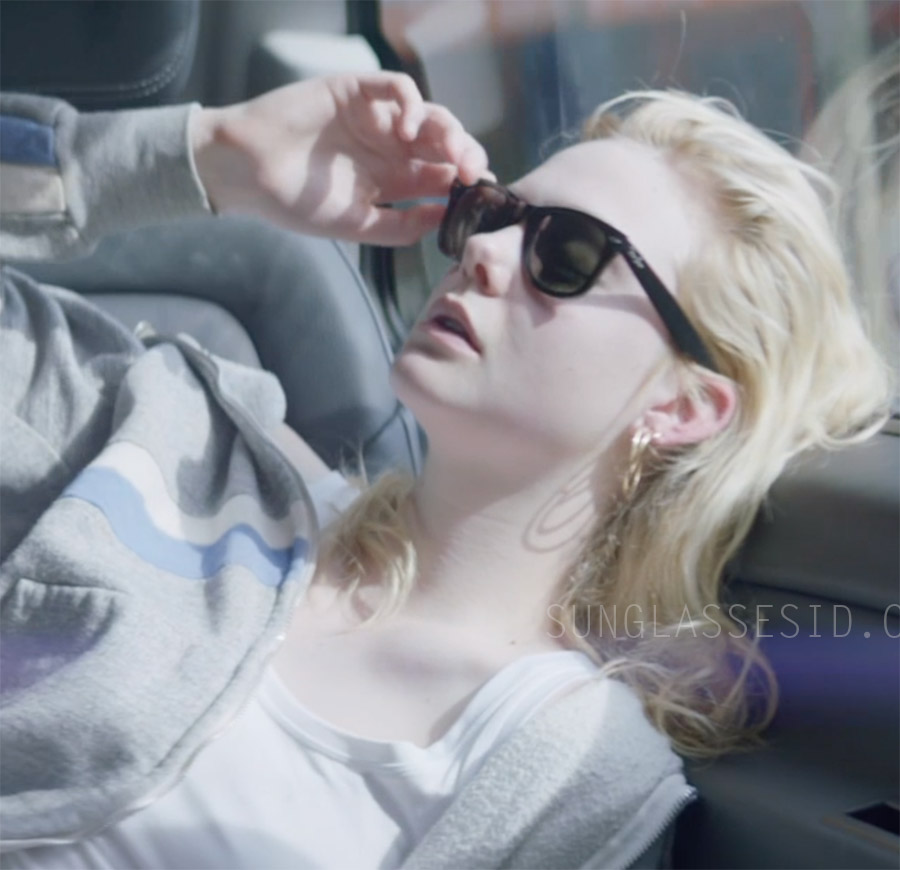 Ray-Ban 2140 Wayfarer - Elle Fanning -Teen Spirit | Sunglasses ID -  celebrity sunglasses