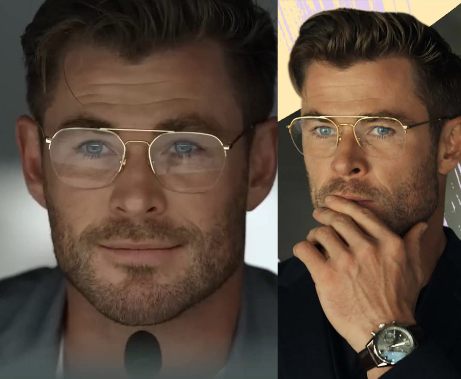 Ray-Ban RX6444 - Chris Hemsworth - Spiderhead | Sunglasses ID - celebrity  sunglasses