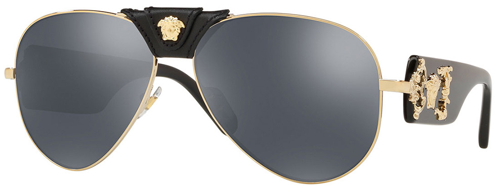 versace aviator sunglasses with side medusa